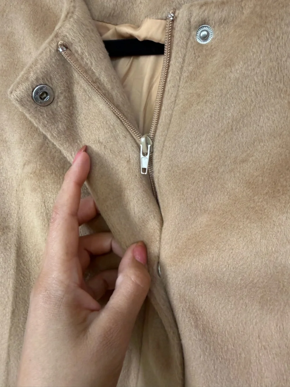 Commense Puff Sleeve Tailored Cotton-Blend Mini Dress - Picture 5 of 12